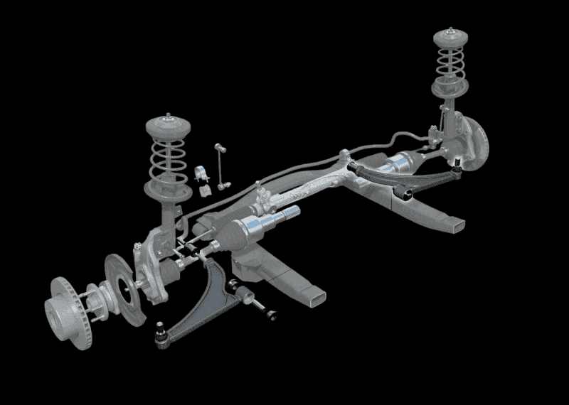 Whiteline Bushes axle diagram
